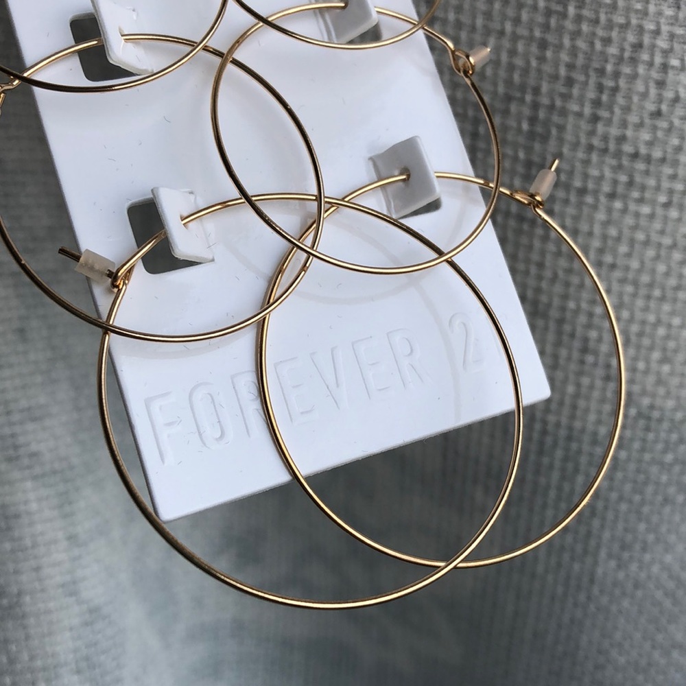 Multi-Pack Slim Gold Hoop Earrings